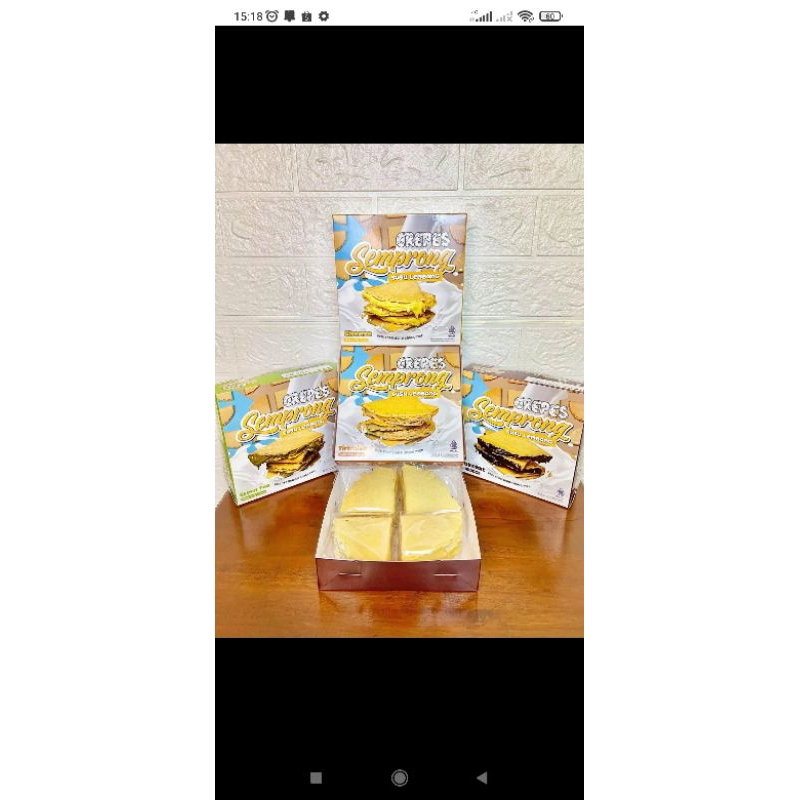 

Cemilan Kue'Semprong Crepes Cheese Susu Lembang