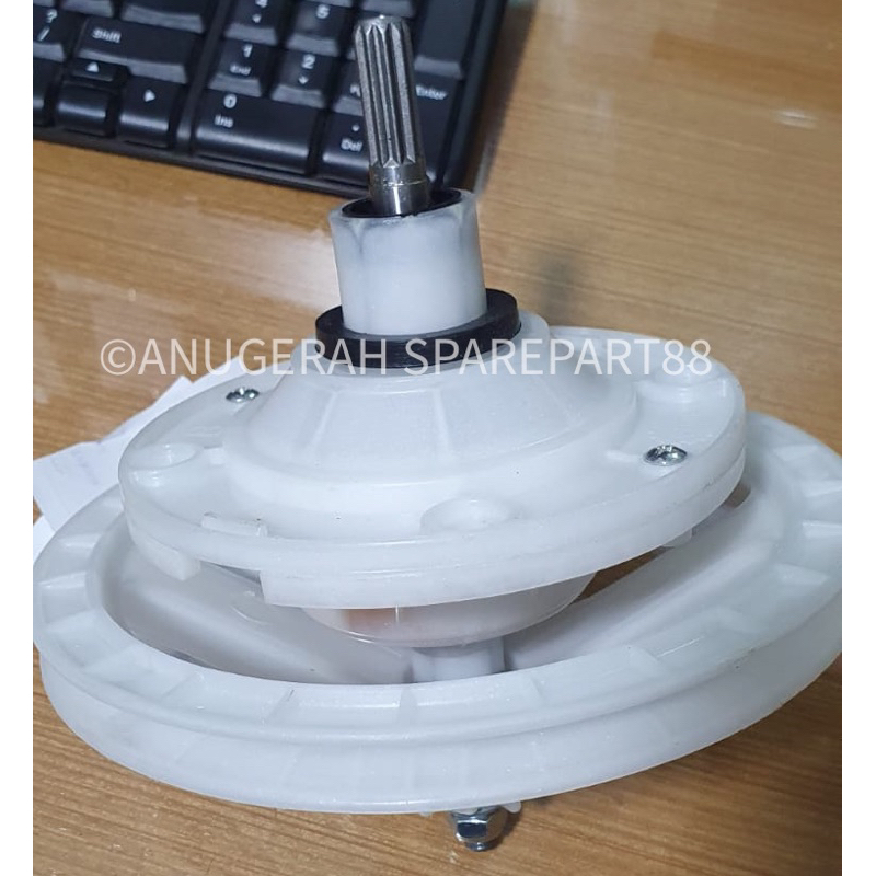Gearbox Mesin Cuci Pully Besar 10 Gear Sharp Ori