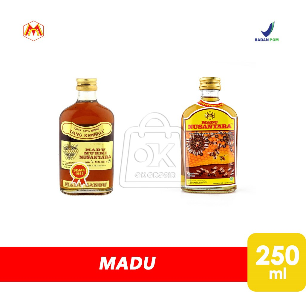 

Madu Nusantara / Madu Lebah / Madu Randu (Botol Kaca 250ml)