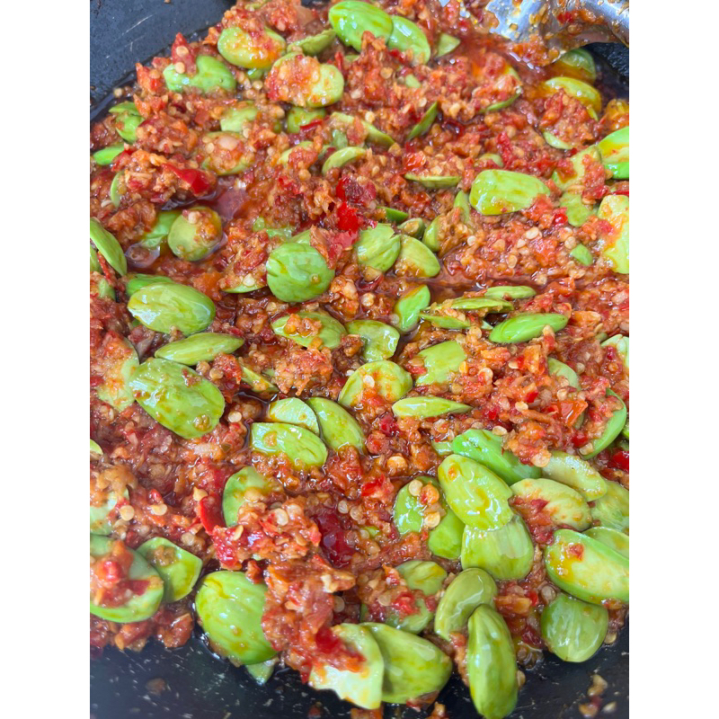 

sambal pete bawang