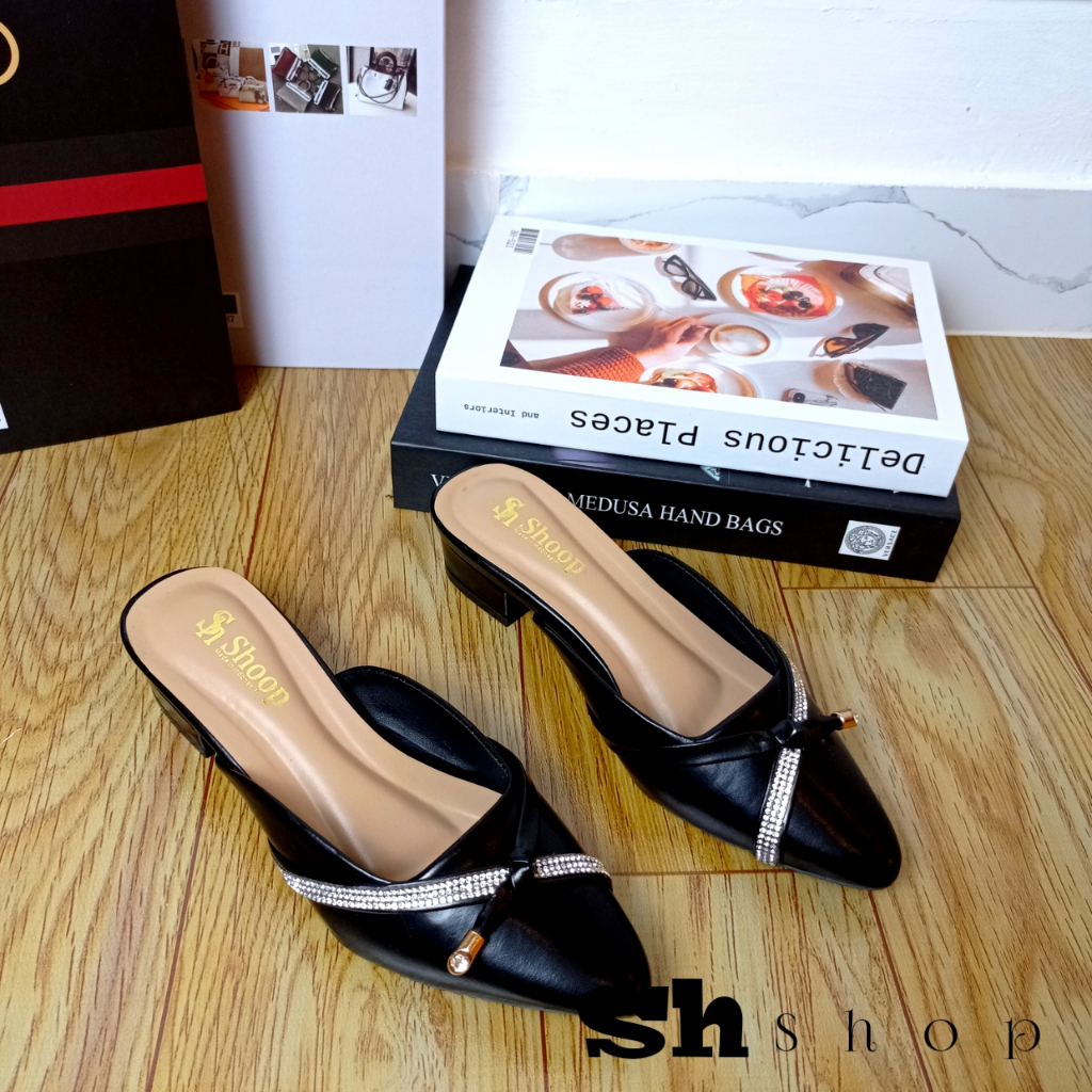 sendal wanita terbaru 2023 sendal heels mules 3m