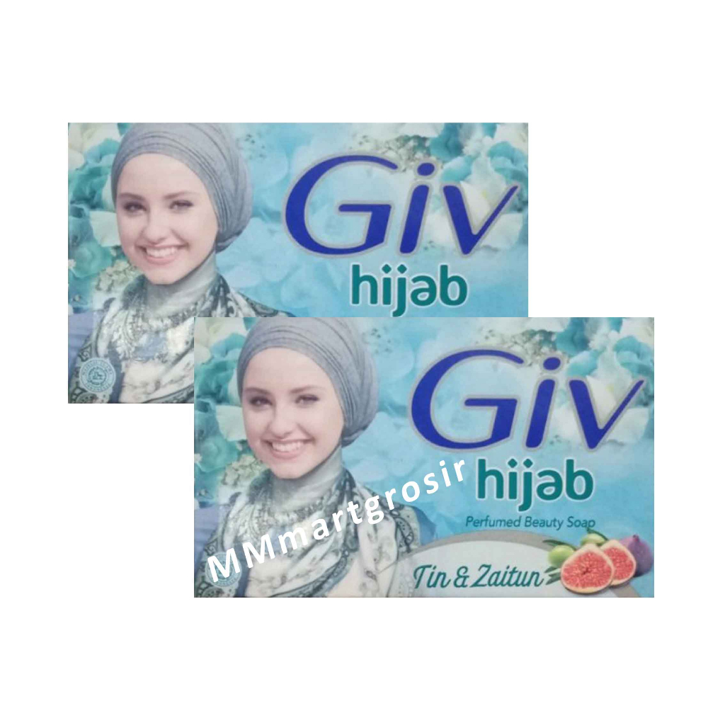 Sabun Mandi Giv Hijab  / Sabun Batang / Tin &amp; Zaitun / 72g