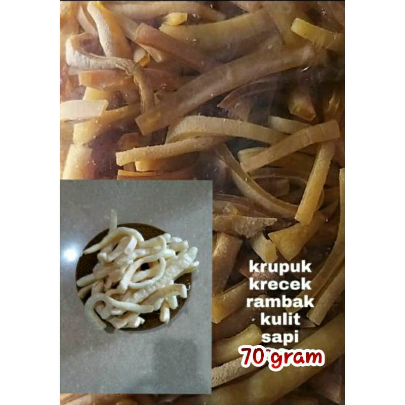 

Krupuk krecek rambak kulit sapi