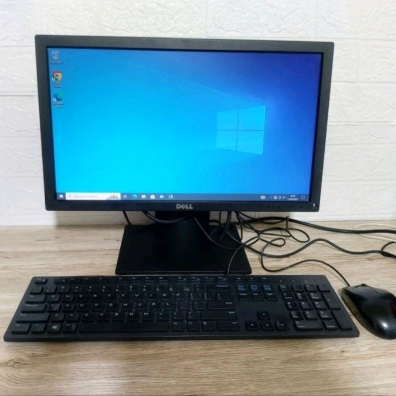 PAKET KOMPUTER DELL SIAP PAKAI PC MINI 3050 I3-7100T RAM 8GB HDD 500GB + MONITOR