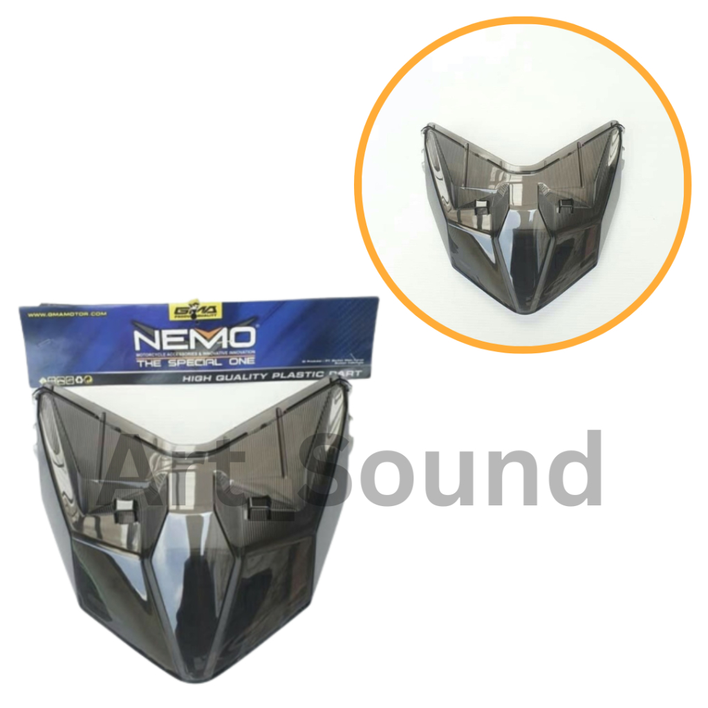 Kaca Mika Lampu Rem Stoplamp Vario 150 New Nemo Mika Stoplamp Smoke