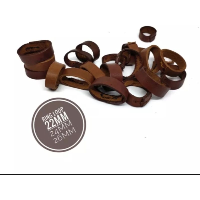 Ring Loop Slop Gelang Tali Jam Tangan Kulit