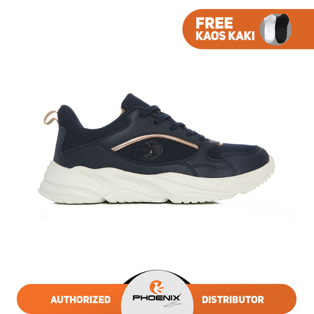 Phoenix Kirei Sepatu Sneakers Wanita - Navy