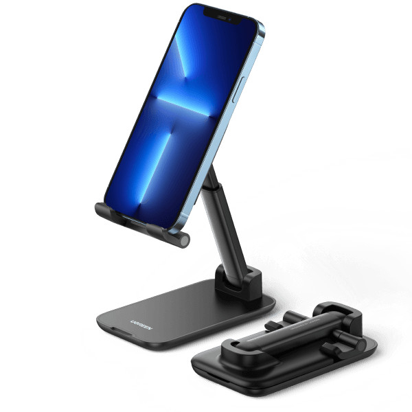 Foldable UGreen Phone Stand Desktop Holder - Black 20435 - White 2034