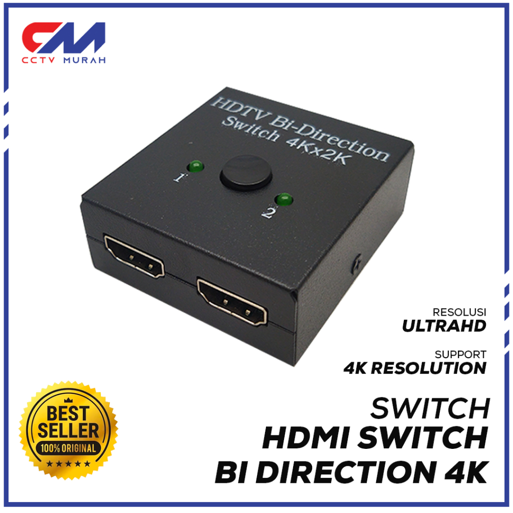 HDTV Bi Direction Swith Support Resolusi 4K/HDTV Switch 4K