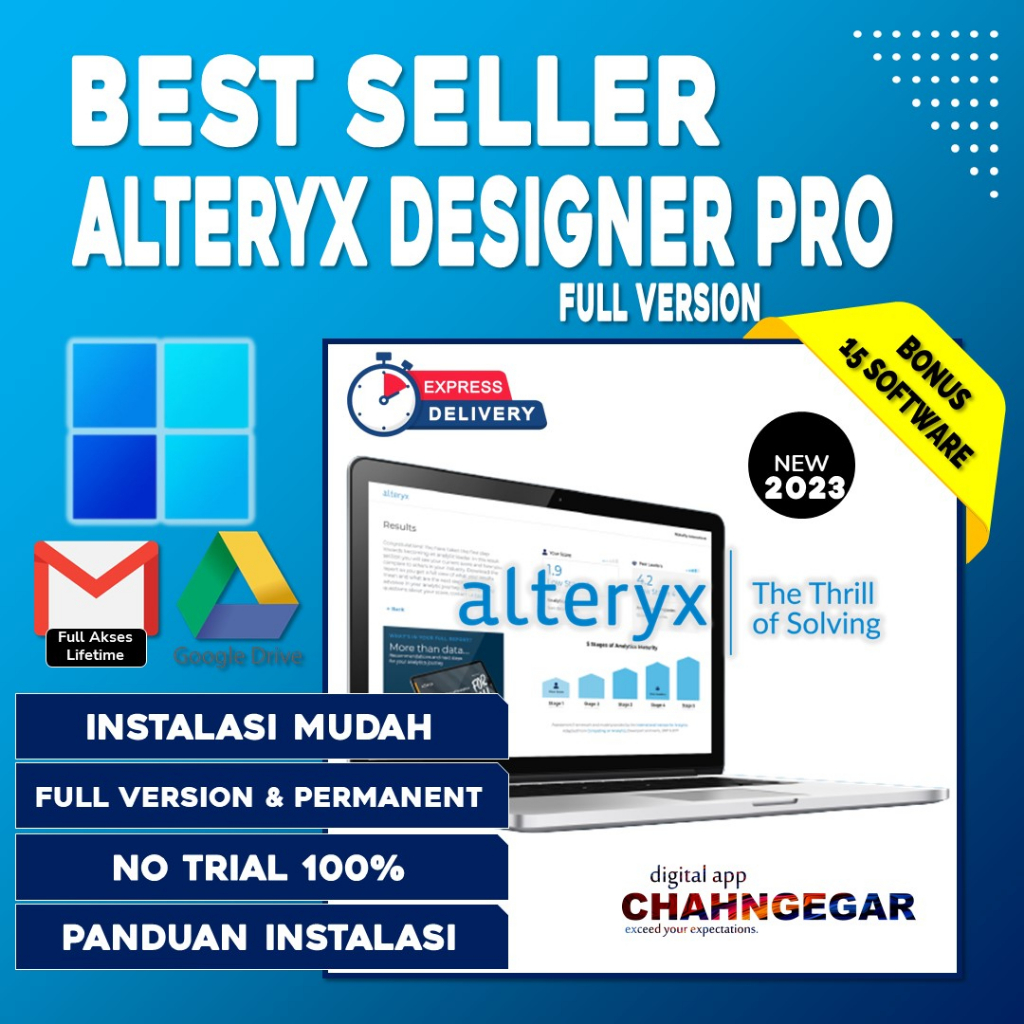 ALTERYX DESAINER 2022.3.1 Full Version Lisensi Lifetime Software Intelligence Suite