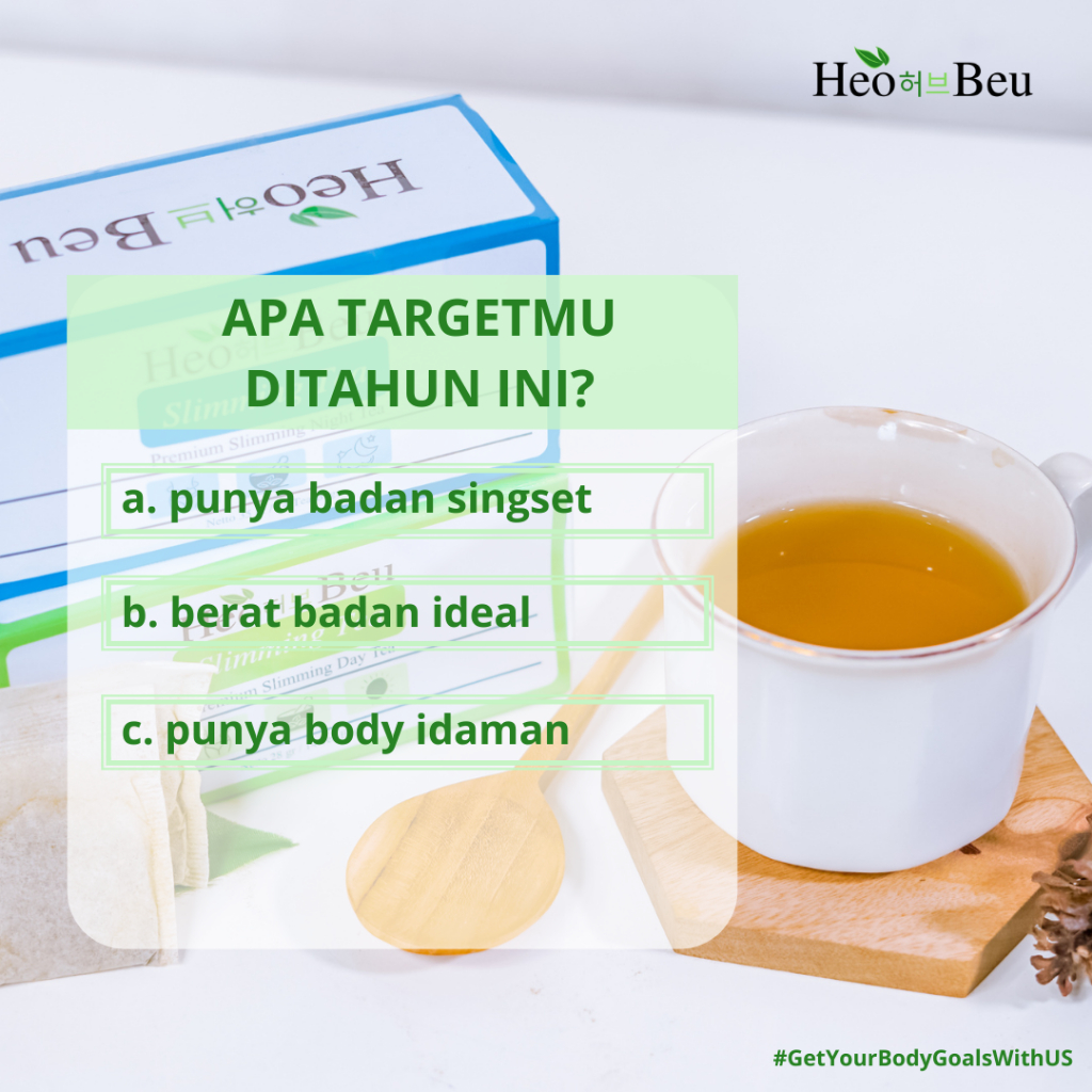 

Heo Beu Korean Slimming Tea Paket Day & Night Original Asli