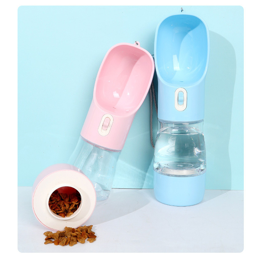 DONGWU PET CUP WATER BOTTLE 3IN1 - TEMPAT MINUM HEWAN - DRINKING BOTTLE PET TREVEL 138804