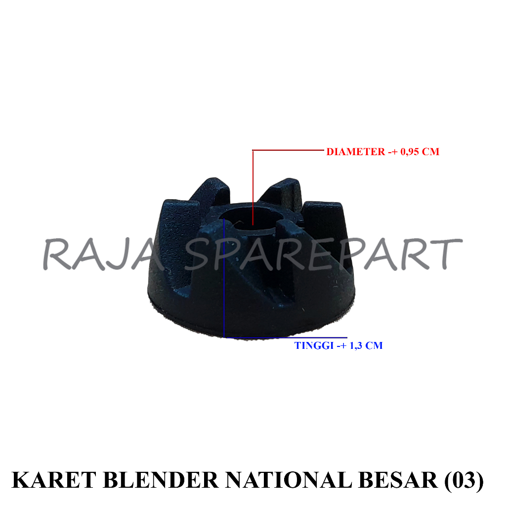 KARET BLENDER / GIGI KARET BLENDER NASIONAL BESAR (KB03)