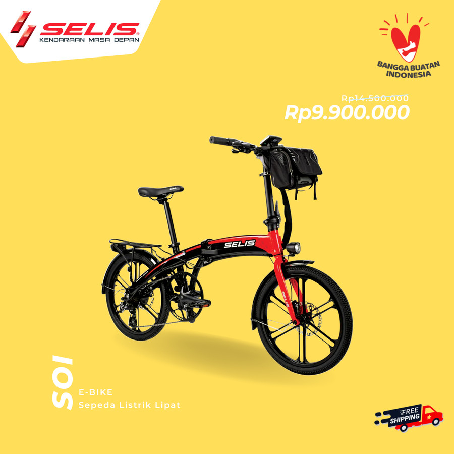 Sepeda Listrik Selis Tipe SOI Folding