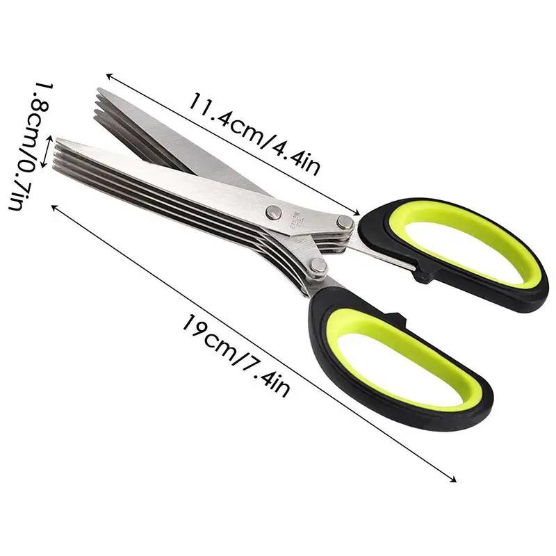 herb kitchen scissor gunting dapur sakti multi layer serbaguna free brush