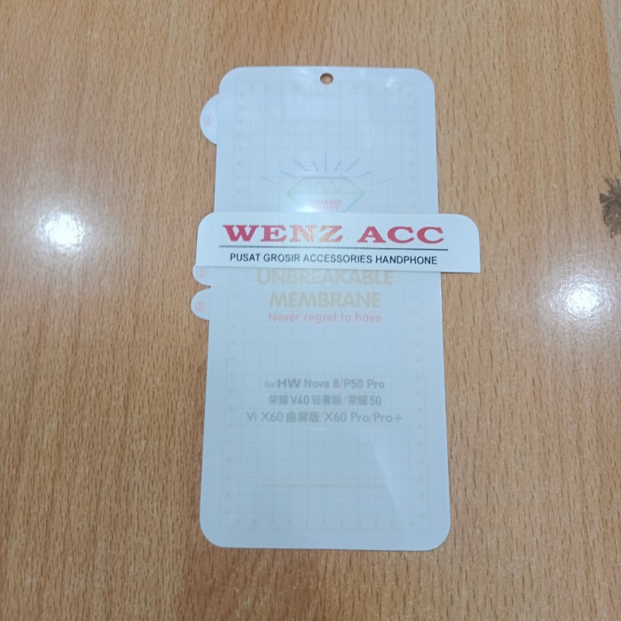 Vivo X60 Pro / X70 Pro Screen Protector Hydrogel Anti Gores