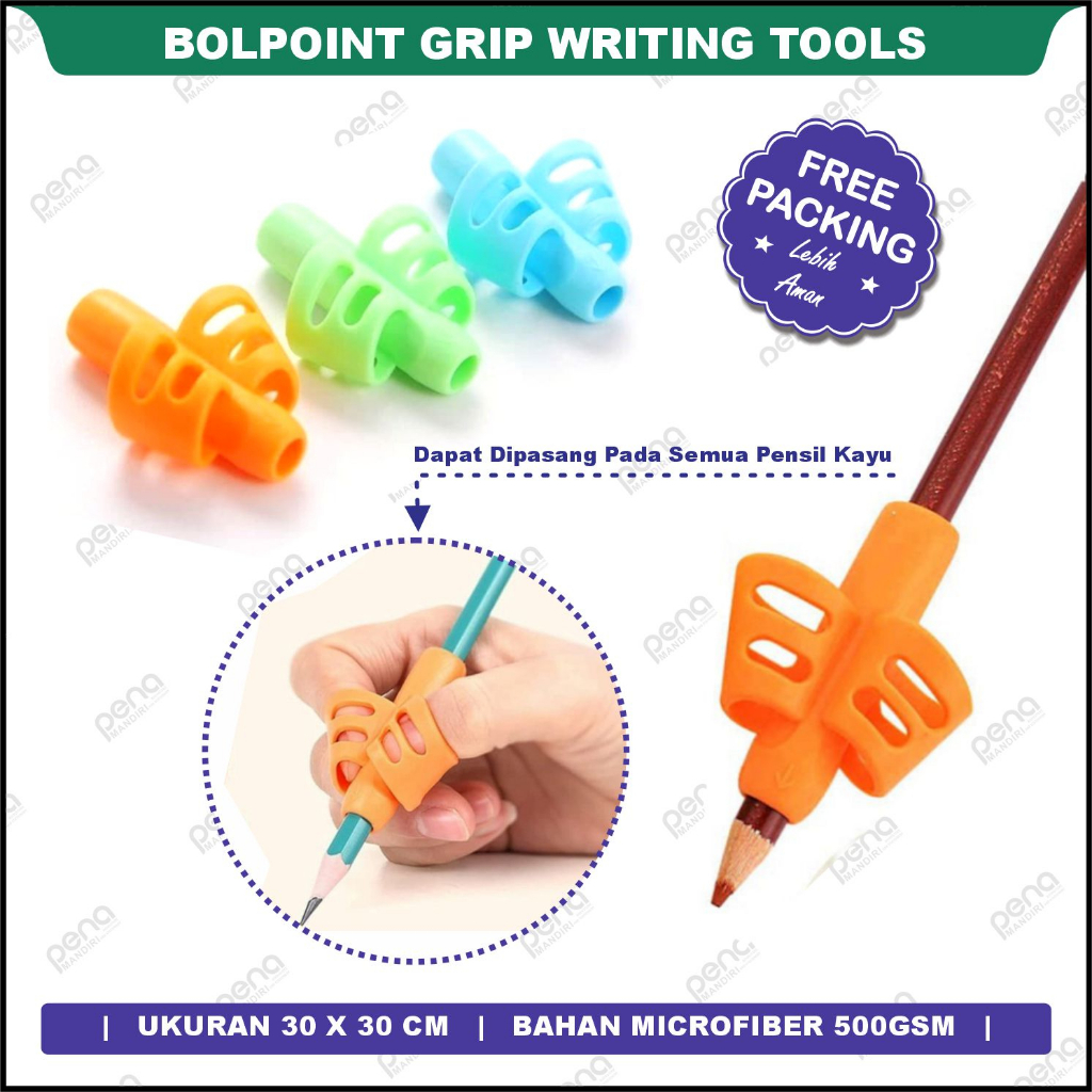 Alat Bantu Anak Belajar Menulis dan Pegang Bolpoint Pensil Grip Writing Tools