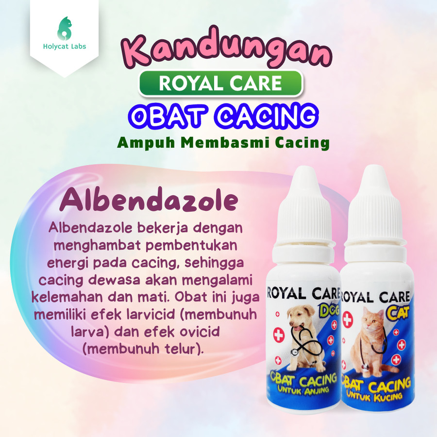 Royal Care Obat Cacing Kucing Anjing 10ml