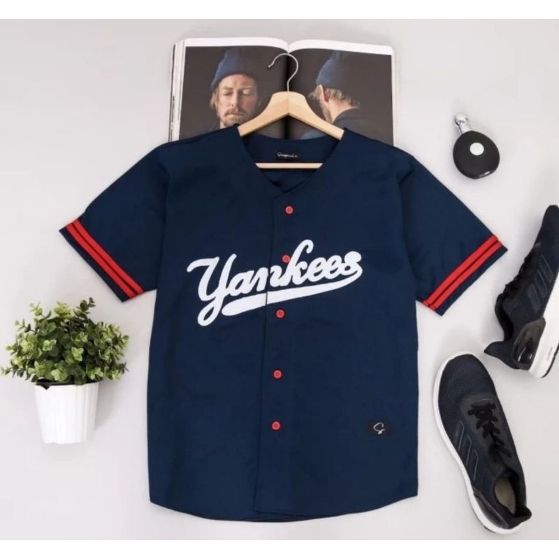 Kemeja Baseball Mlb Yankee