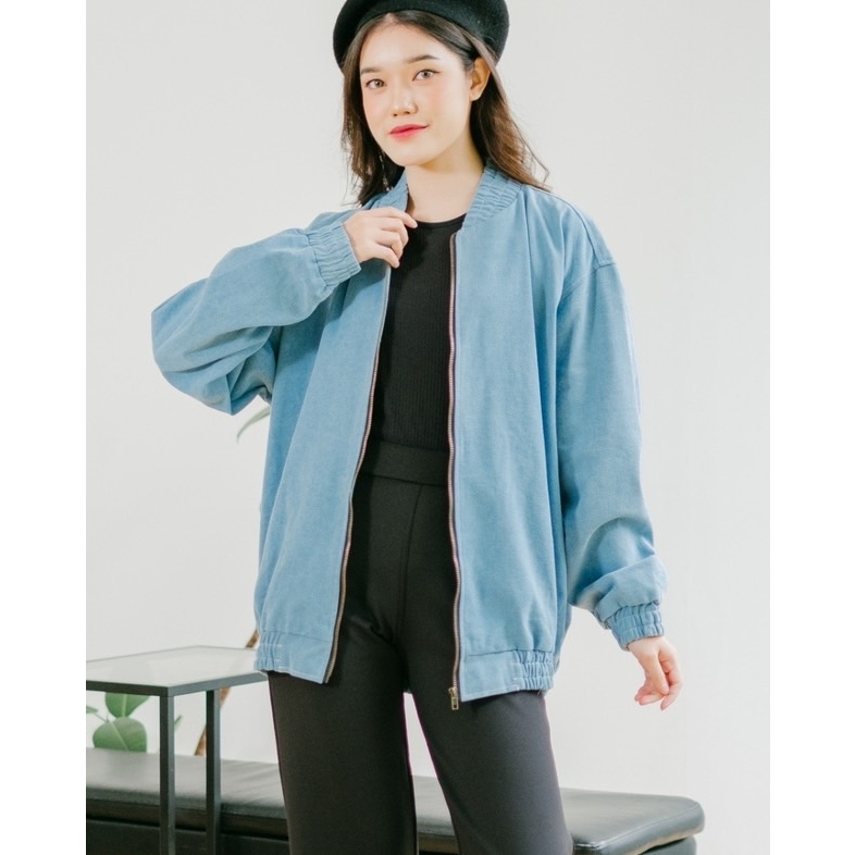 Myrubylicious NOELAN DENIM JACKET | JACKET | JACKET WANITA | JACKET OVERSIZED