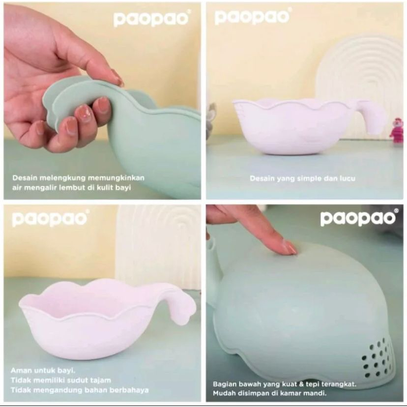 PaoPao Baby Bath Scoop / Gayung Mandi Anak / PaoPao/ gayung/ perlengkapan mandi