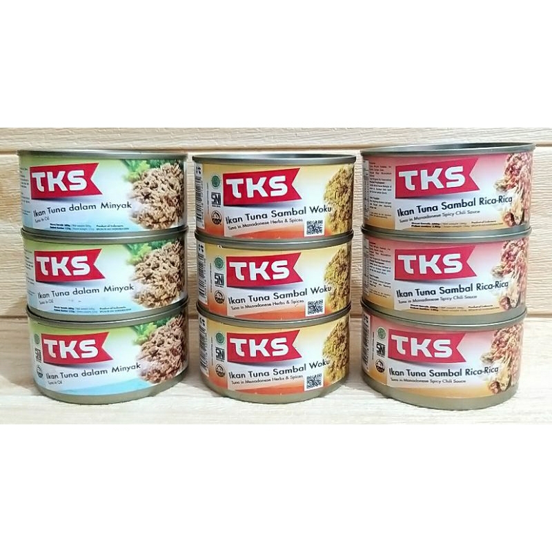 ✔MURAH Tuna TKS 185gr Halal / Tuna Kaleng / TKS Tuna