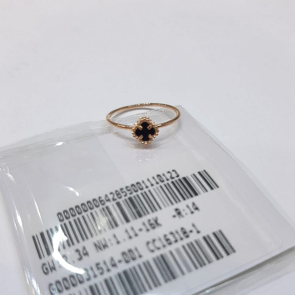 Set cincin kalung anak dan dewasa emas asli kadar 70 75 16k 17k van vc rosegold clover hitam branded gelang serut anting bulat gantung kerabu duduk paku cucuk