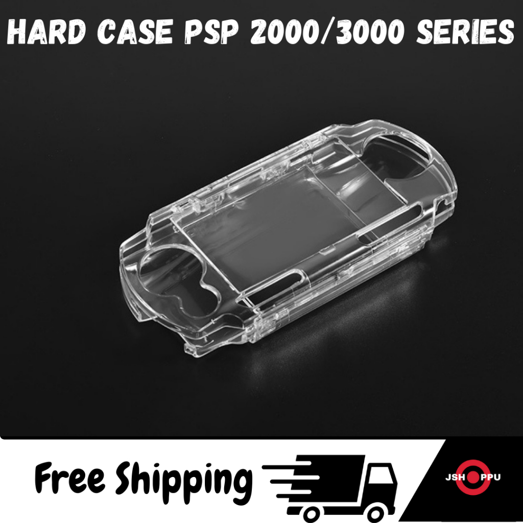 Case PSP 2000 3000 Mika Transparan Crystal Hard Case PSP 2000/3000 Slim