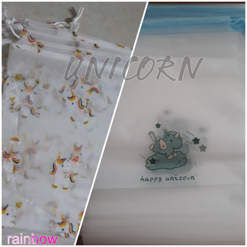 (Besar) Pouch Travel Serut Organizer Serba Guna / Pouch Hampers ukuran 20 x 30 cm