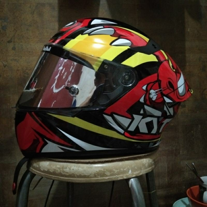 HELM KYT TT COURSE RINO SIZE L / TT COURSE [ BEKAS ]
