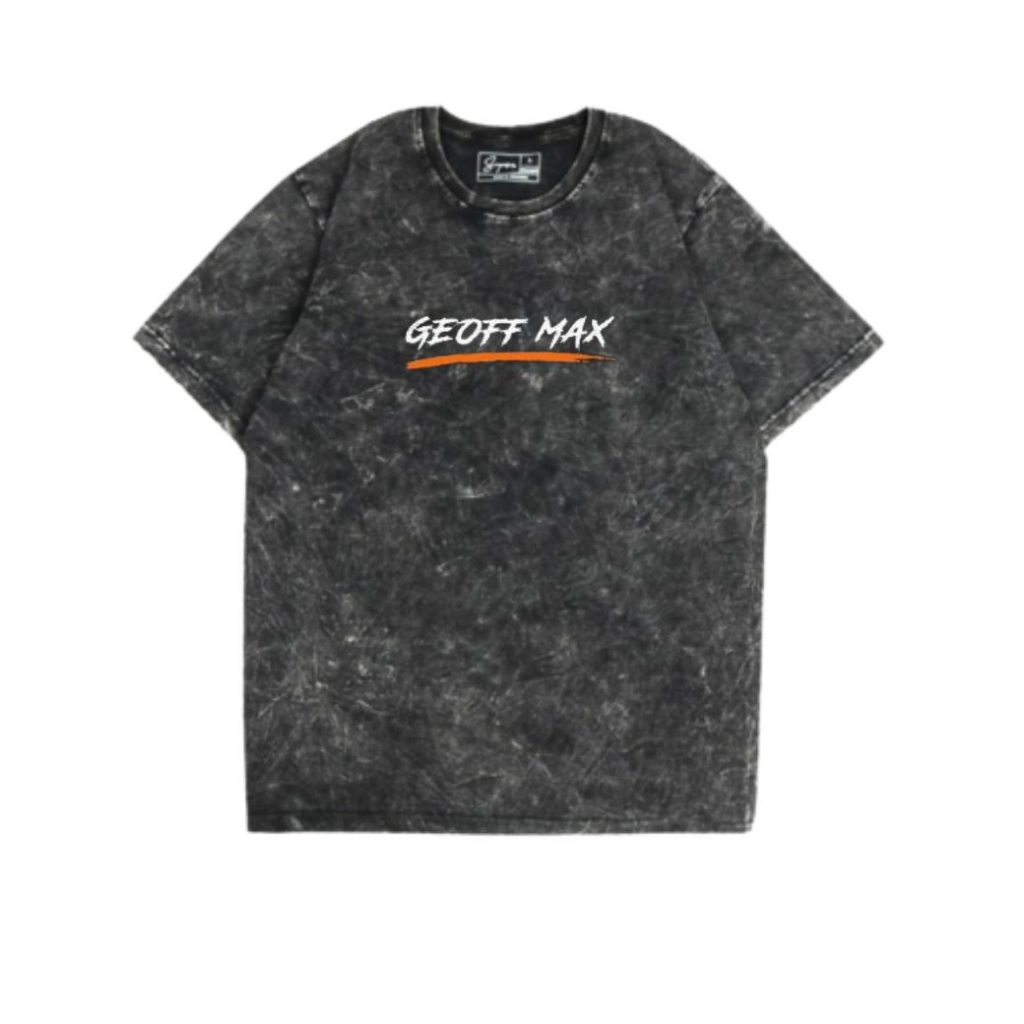 Geoff Max Official Shop - T-Shirt Distro Woshing Culture Black Sandwash