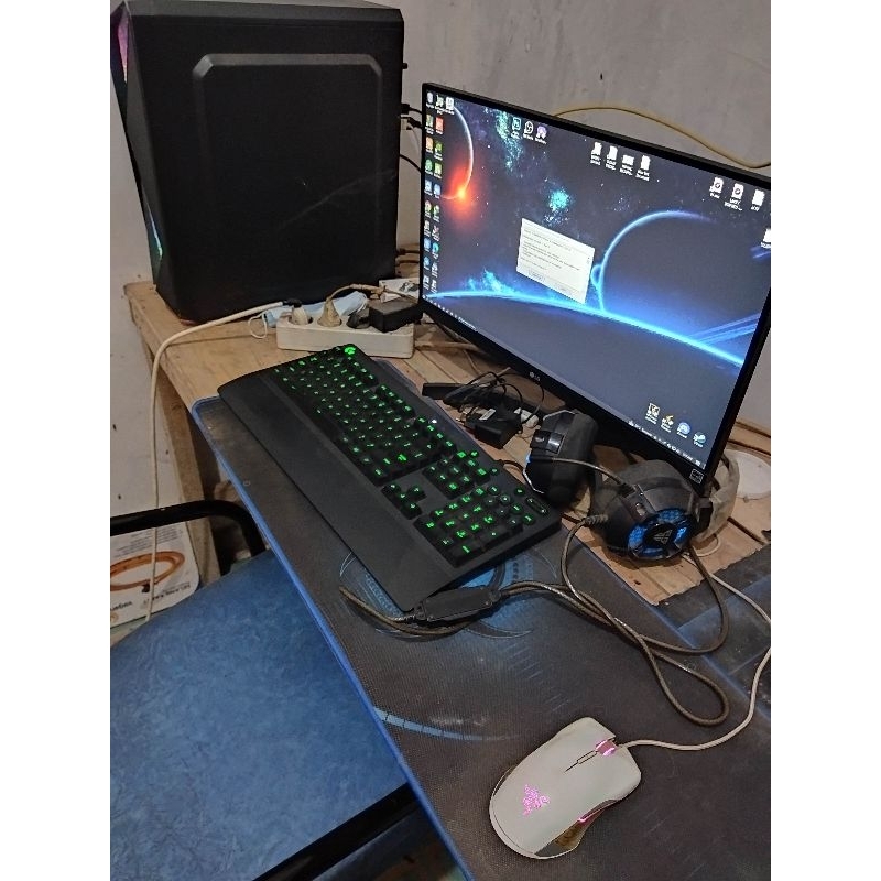 PC Gaming FULL set murah lengkap tinggal main