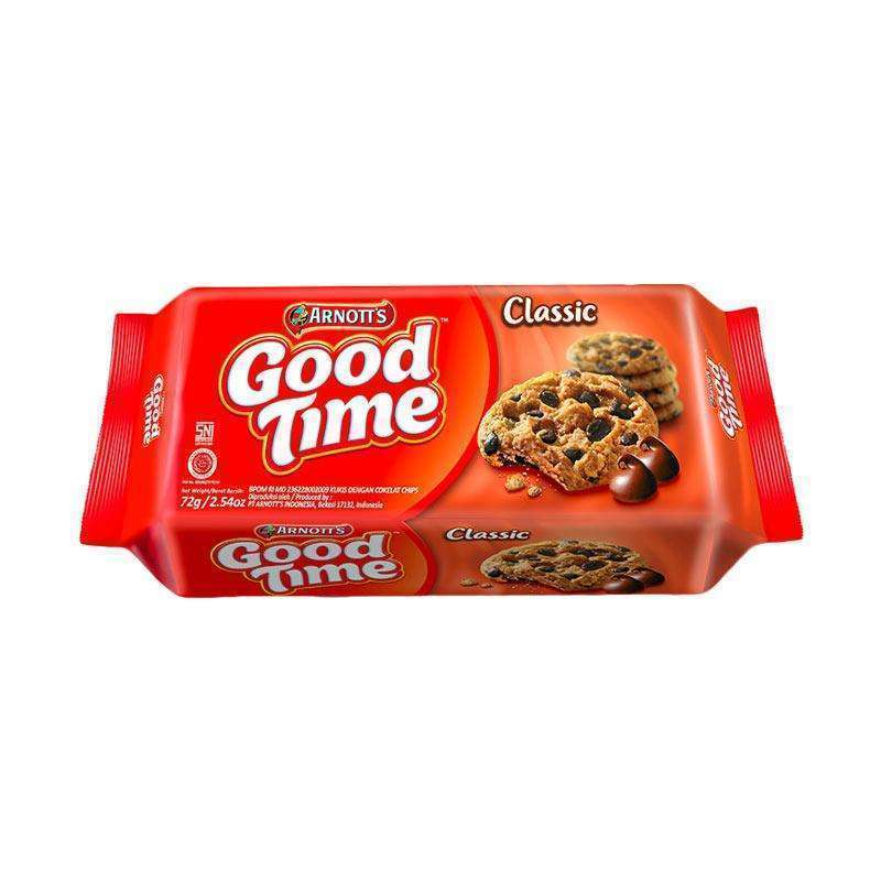 

Good Time Chocochip Cookies Classic 72gr