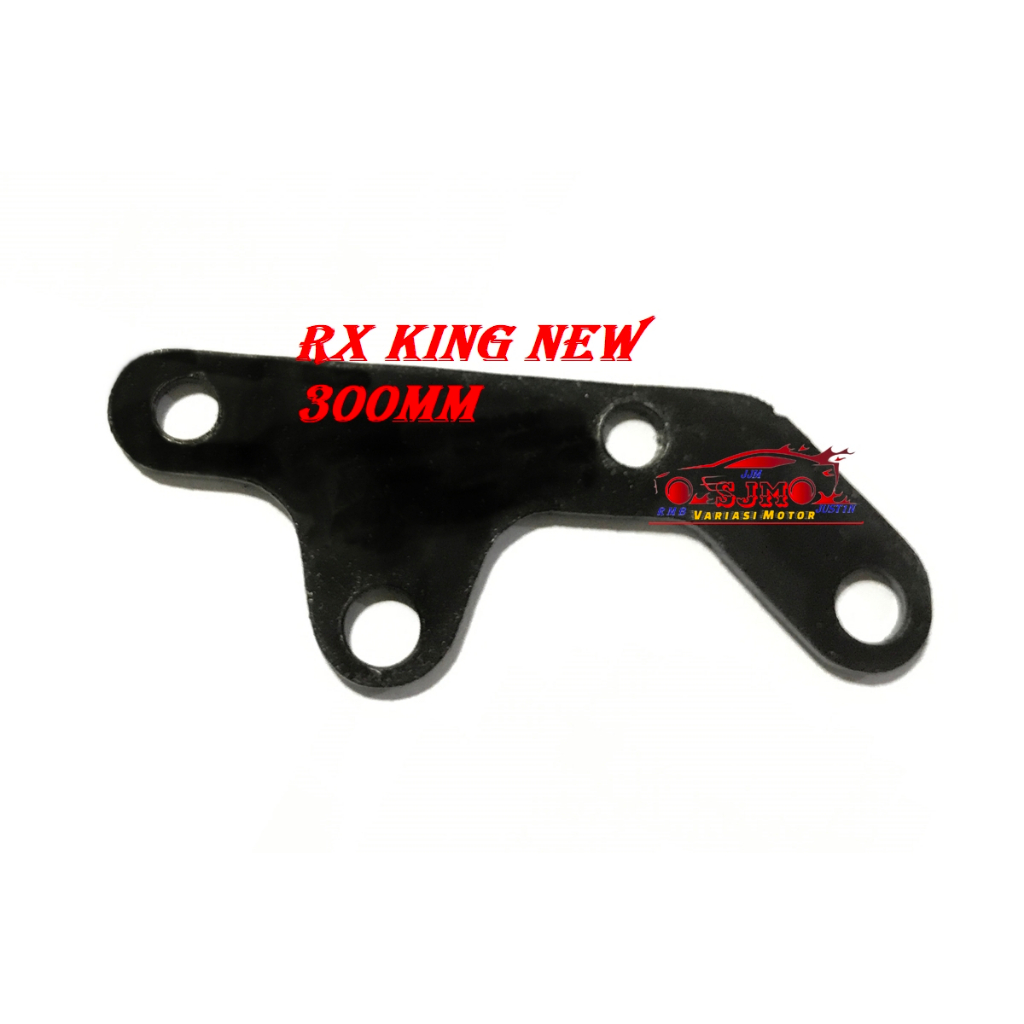 BREKET CAKRAM SCORPIO MX KING R15 VIXION BYSON MX MIO JUPITER RX KING VEGA FIZR NOUVO XRIDE OLD MIO SOUL MIO SMILE XEON 300MM 260MM BREKET PIRINGAN DEPAN 300MM 260MM