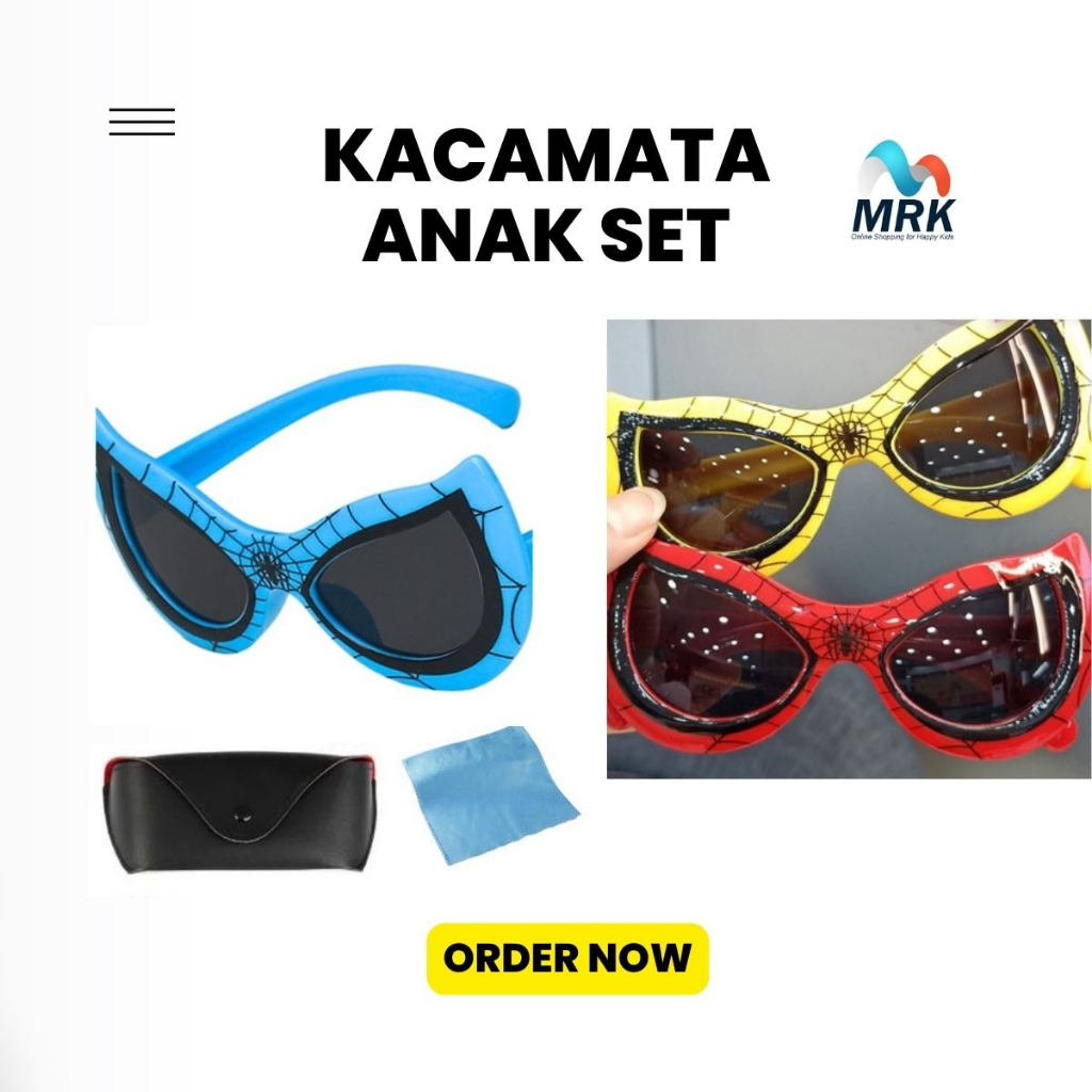 Kacamata Anak Laki-laki Spiderman Box Lap