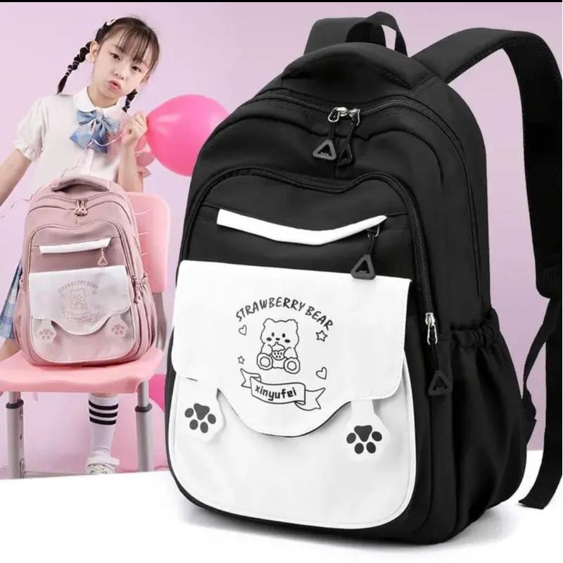 Tas Ransel Anak Perempuan Tas Punggung Backpack Sekolah SD SMP Kapasitas Besar Mode Korea Lucu imut Tas Ransel Anak Wanita Ransel Sekolah Tas Ransel Tas Mode Korea Ransel Anak Tas Anak
