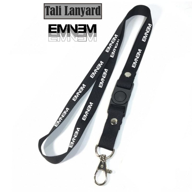 

lanyard EMINEM lanyard DISTRO gantungan kunci name tag id card kartu nama / tali lanyard gantungan leher fullprint