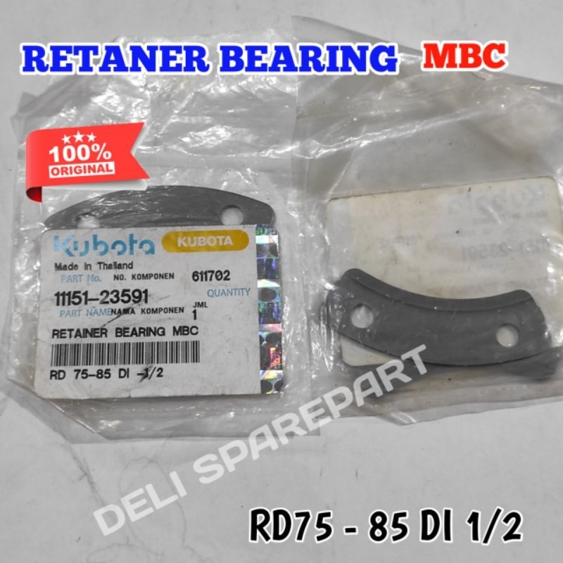 Rd75 Retaner bearing MBC plat penahan lahar kruk as kubota RD75 RD85 original