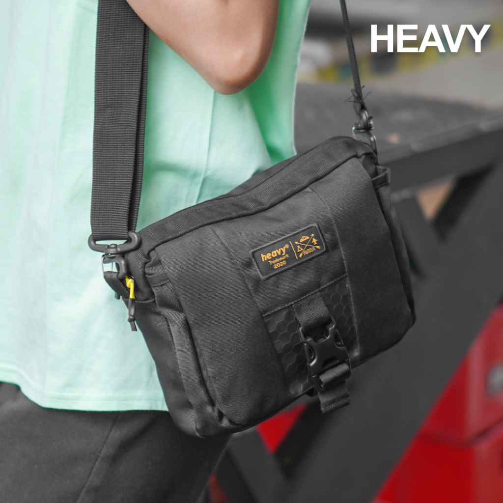 Erinka official shop-Tas Selempang Pria Heavy - Cross Body Bag Heavy - Tas Slingbag Alano