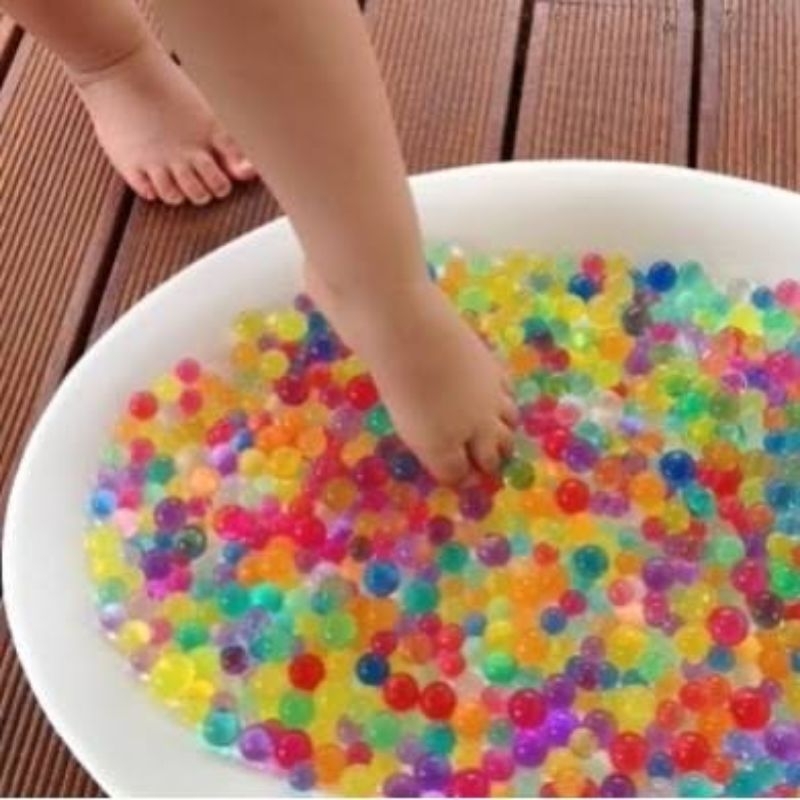 100gr Mainan rendaman waterbeads water beads montesori montessori