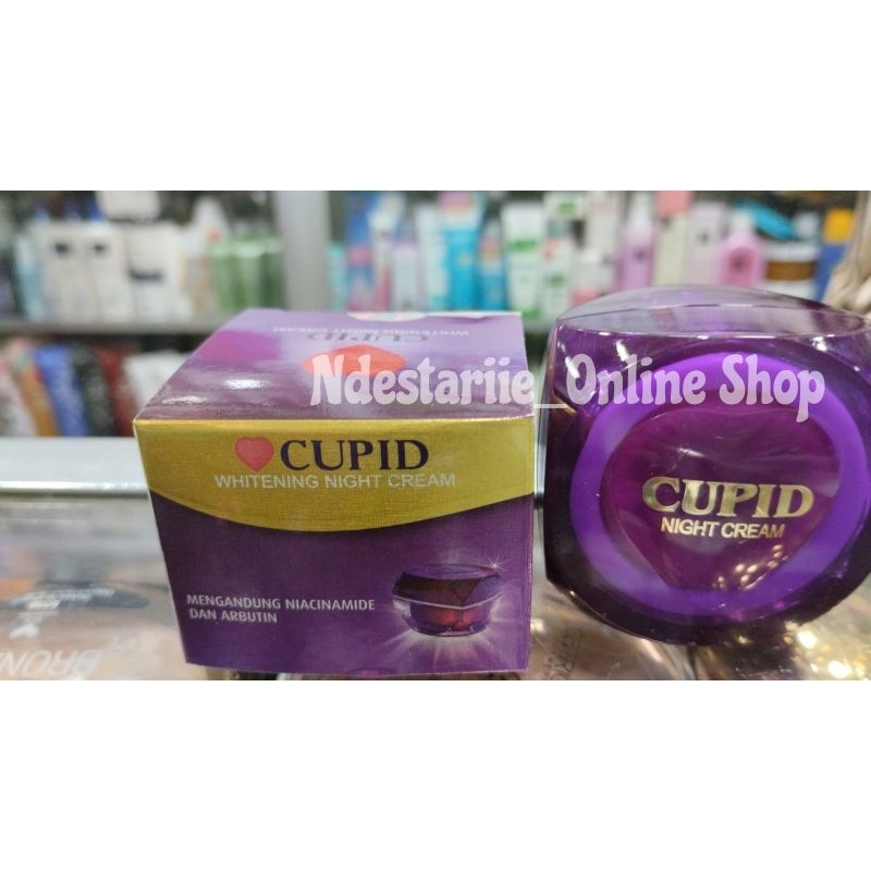 Cupid whitening night cream mutiara - 10gr