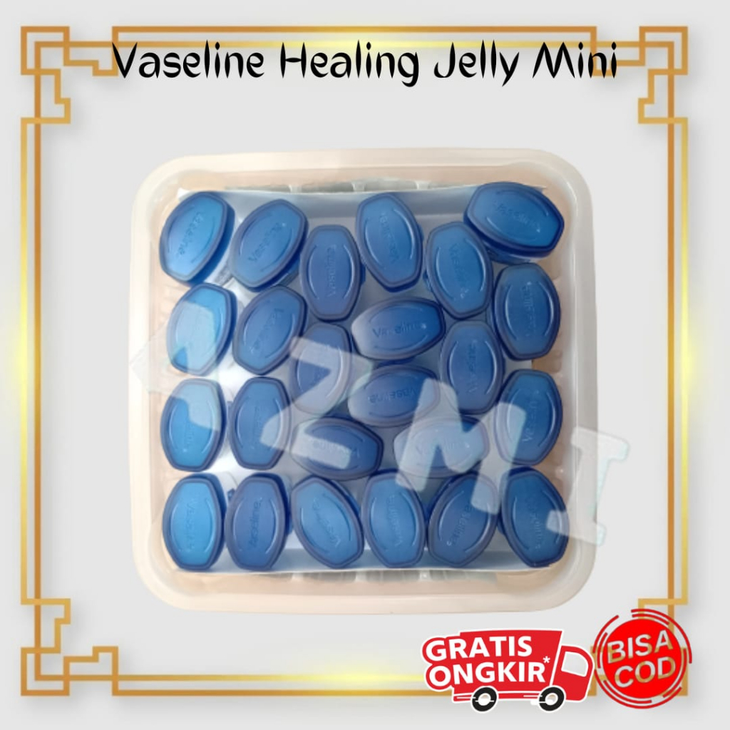 Terbaru Vaseline Petroleum Pure Jelly Per Pack / kotak isi 48 Vasseline Mini Saudi Kemasan 7gr