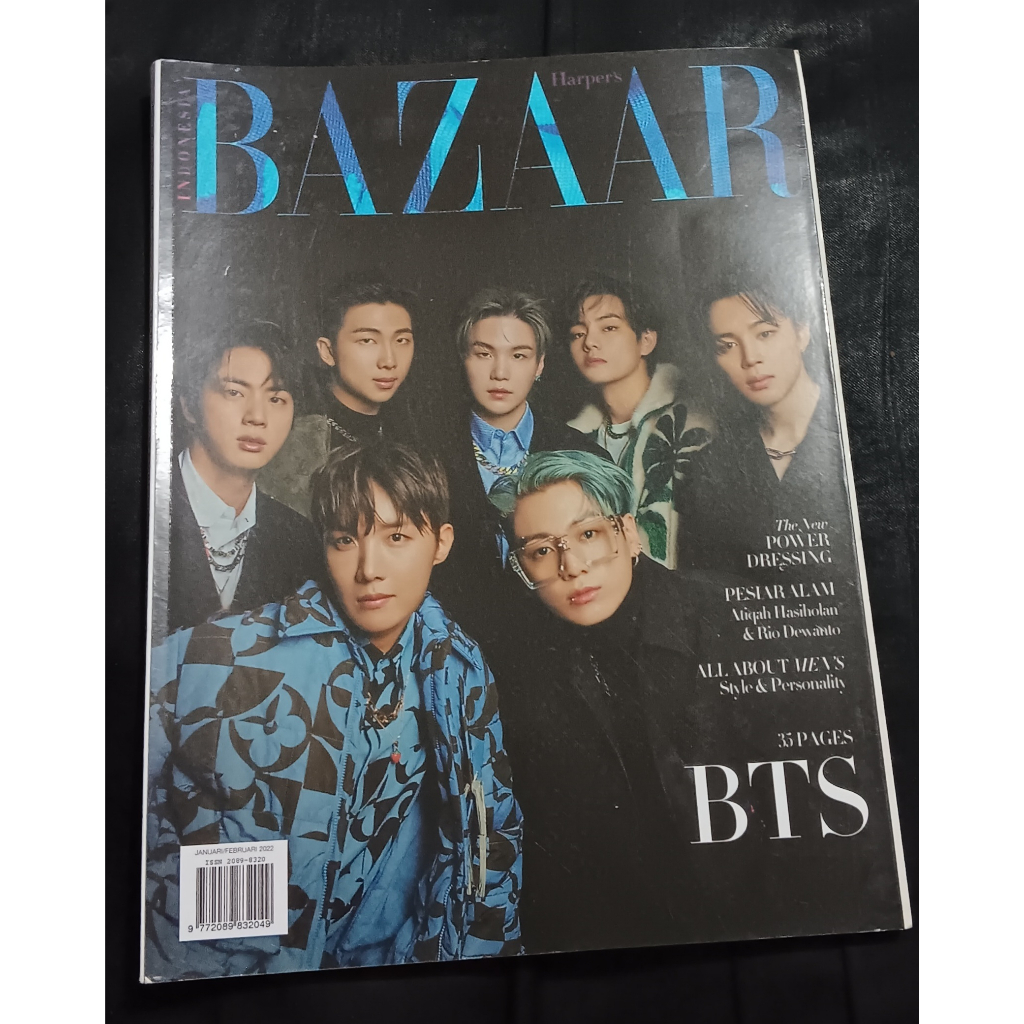[Preloved] Majalah Harper's Bazaar Indonesia. BTS. Jan/Feb 2022