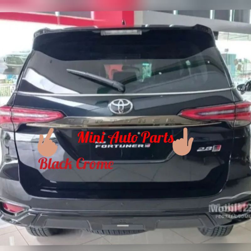 TRUNK LID Trunklid BAGASI Belakang FORTUNER Gr BLACK CROME 2021-2022
