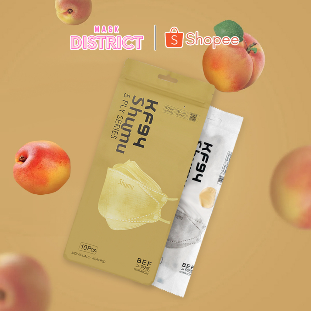 Mask District - Masker KF94 5 Ply Shumu Premium Warna Original Kemasan Single Pack