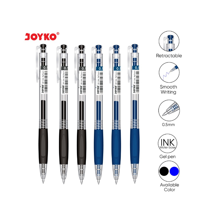 

Gel Pen Pulpen Pena Joyko GP-346 My Team 0.5 mm