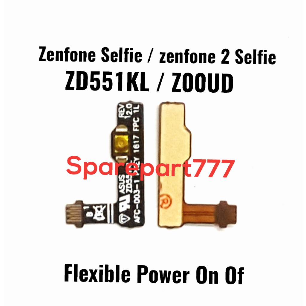 Flexible Connector Power On Off Zenfone Selfie / Zenfone 2 selfie / ZD551KL / Z00UD - Flexibel Fleks