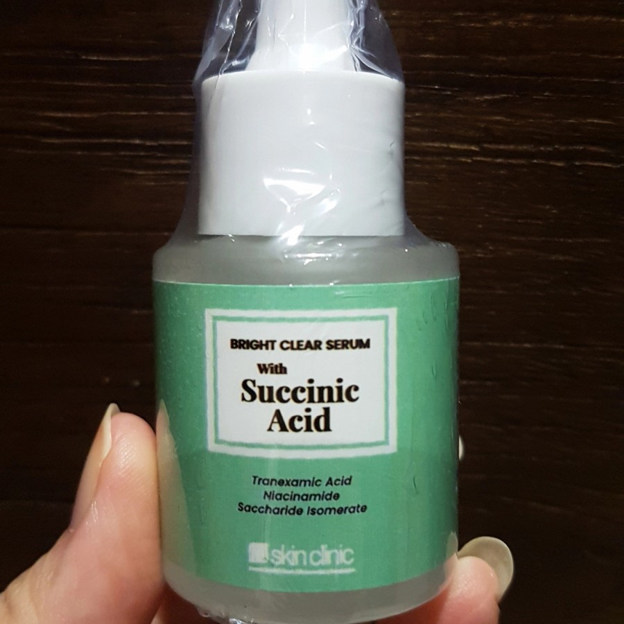 Skin Clinic Succinic Acid Brigth Clear Acne Serum 20Ml/ Serum Jerawat
