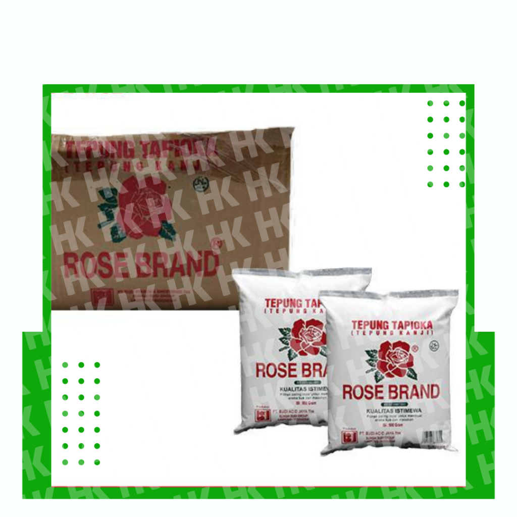 

Aci/Tapioka Kemasan Rose Brand 500 gr (1 Dus)