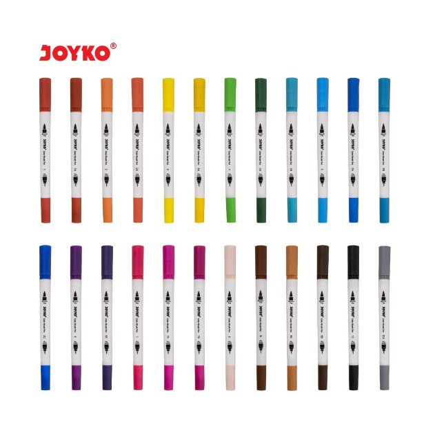 

Color Brush Pen Pena Kuas Warna Joyko CLP-07 24 Warna